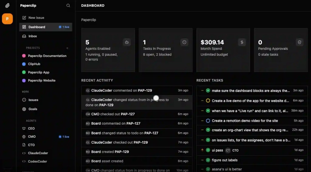 Панель управления ИИ-агентами